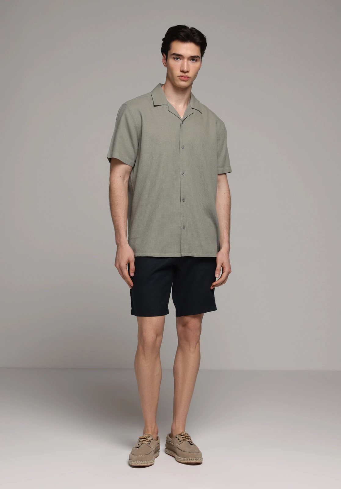 Dokuma Alt Erkek Şort Regular Fit