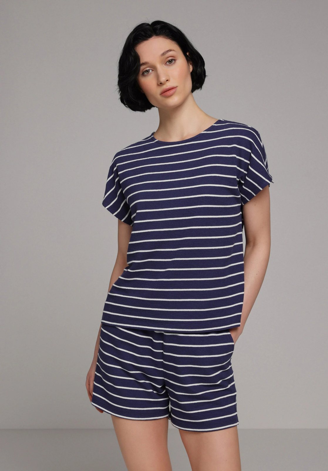 Örme Kadın Kısa Kol T-Shirt Regular Fit