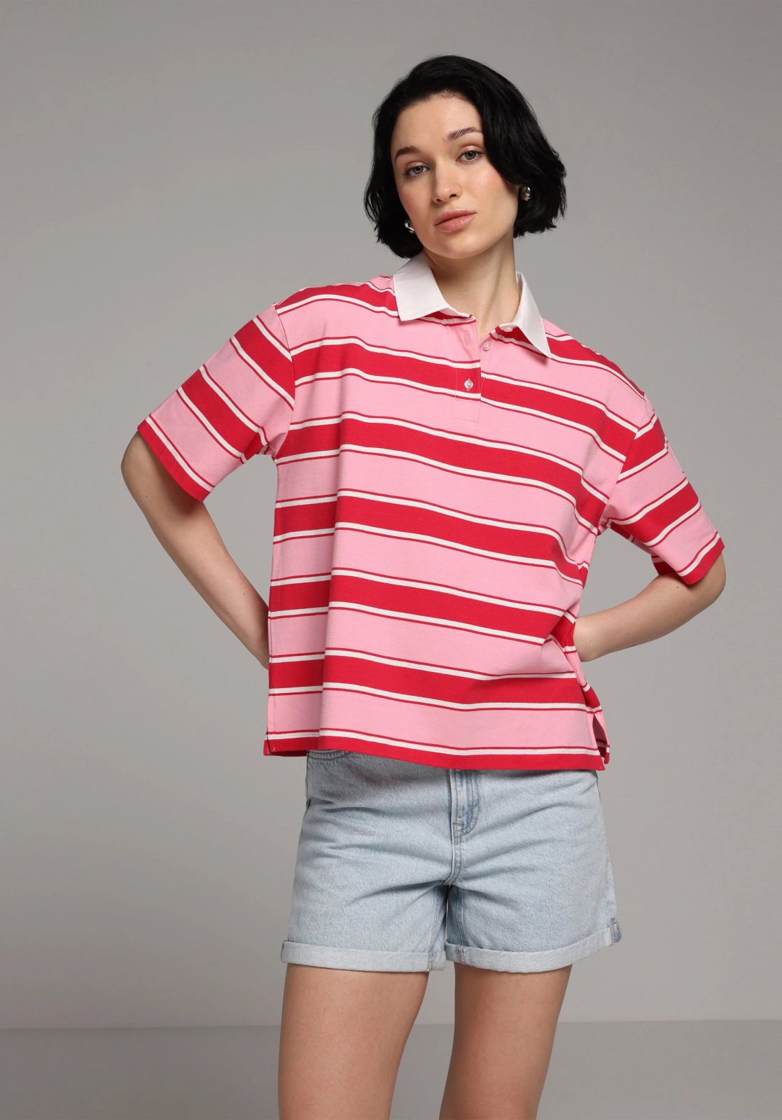 Denim Kadın Şort Mom Fit