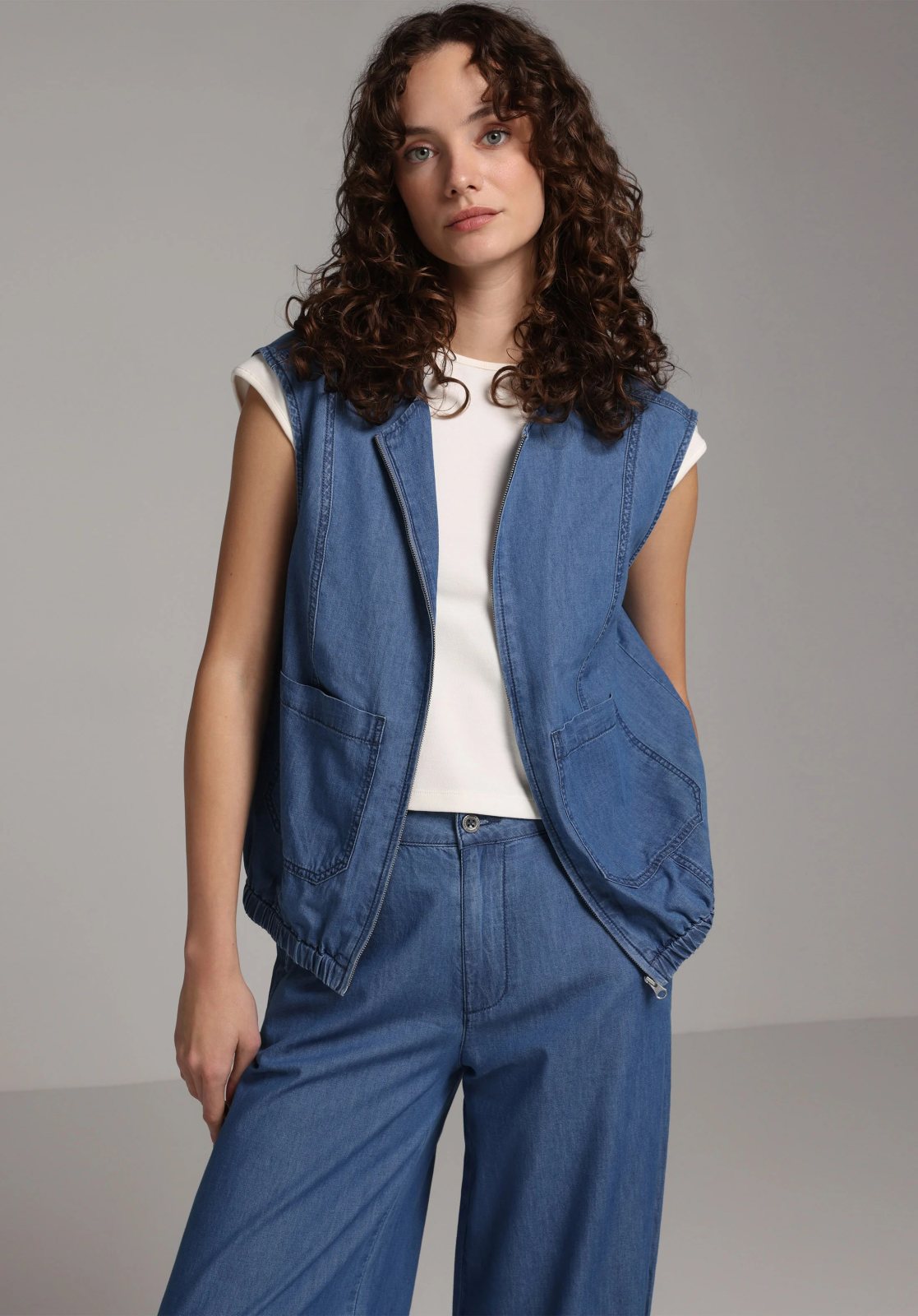 DENIM KADIN YELEK Regular Fit