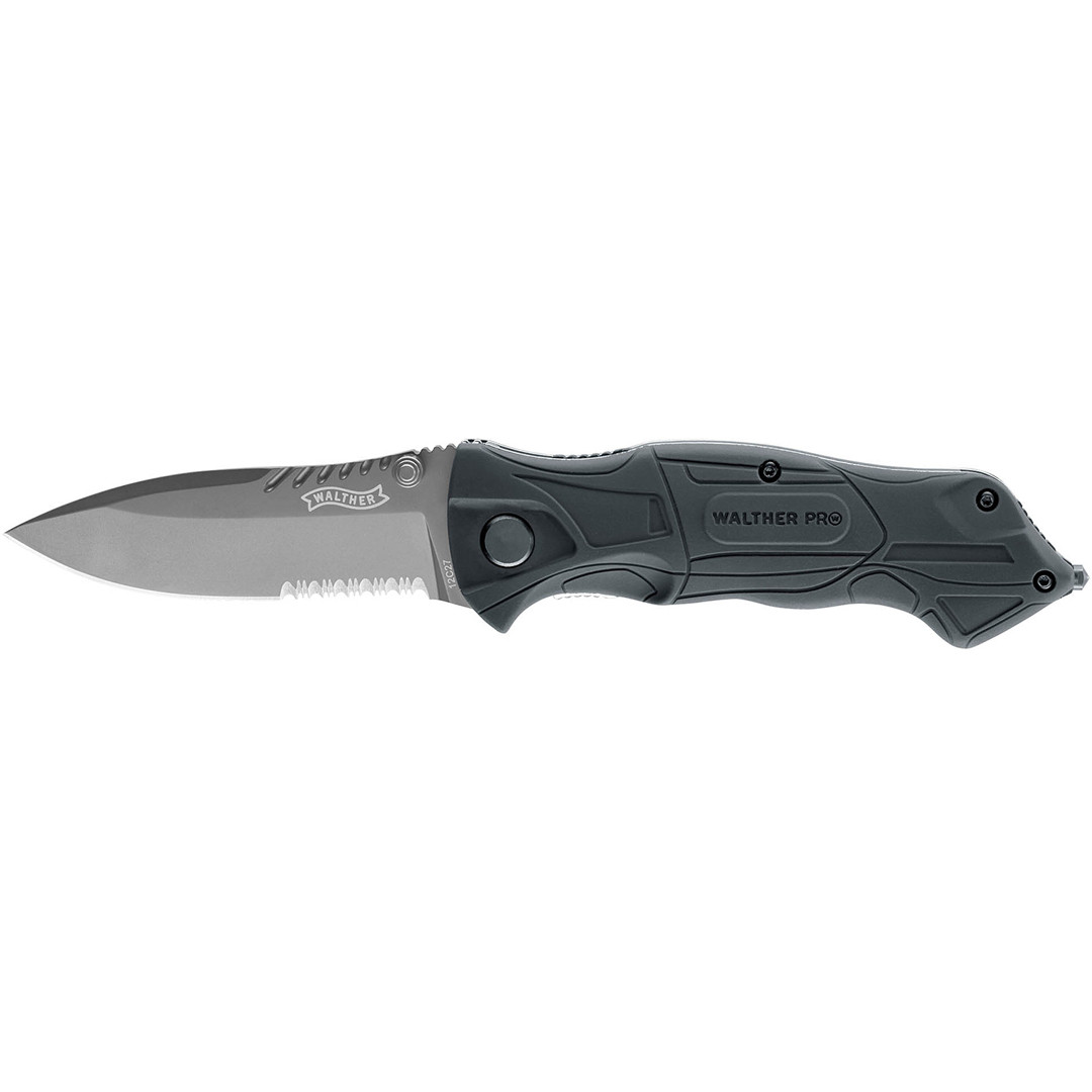 Walther Pro BlackTac Çakı - BTK, 12C27 Sandvik Çelik