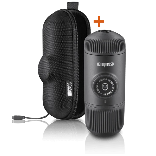 Wacaco Nanopresso Grey Espresso Machine with Hard Case