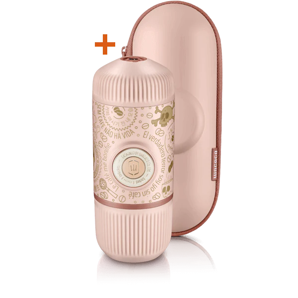 Wacaco Nanopresso Dark Souls Pink Espresso Machine + Carrying Case