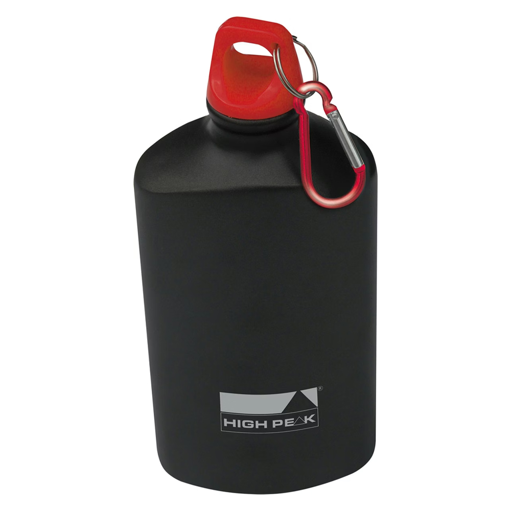 High Peak Trinkflasche Oval 0,5L Aluminum Bottle