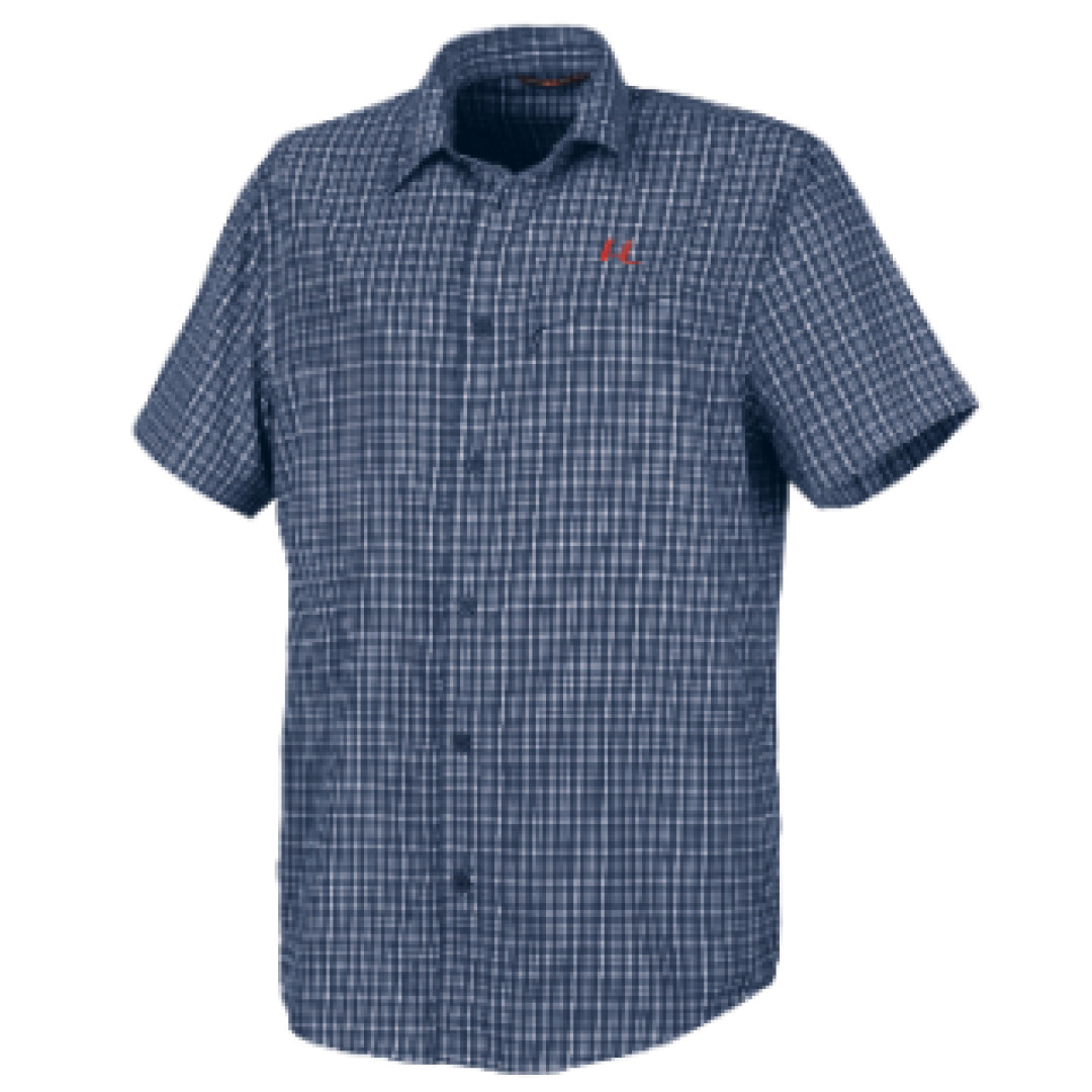 Ferrino Halifax 80140449779 Men's Short-Sleeve Shirt, Red Check
