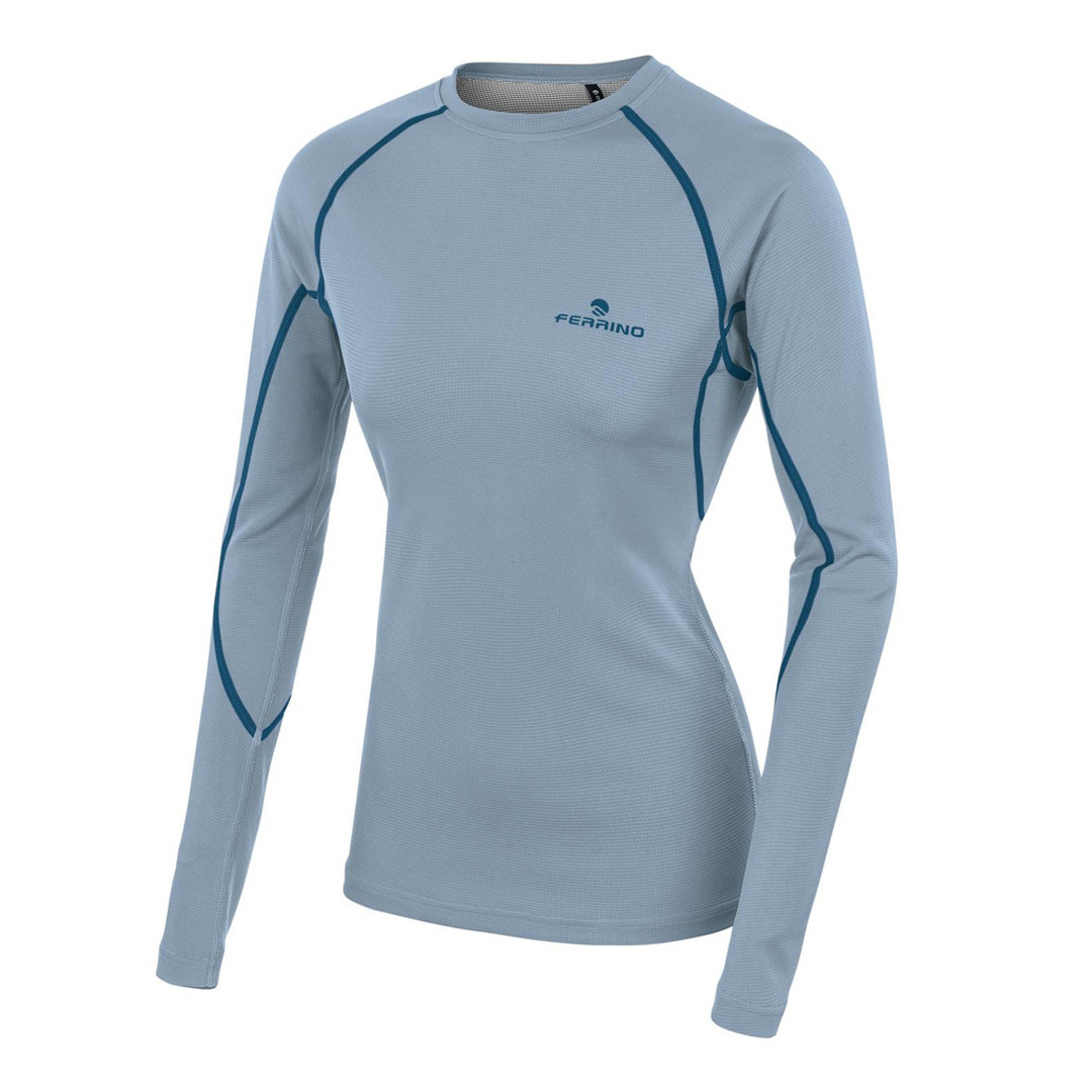Ferrino Weisshorn Women's Long-Sleeve T-Shirt XL - Light Sky