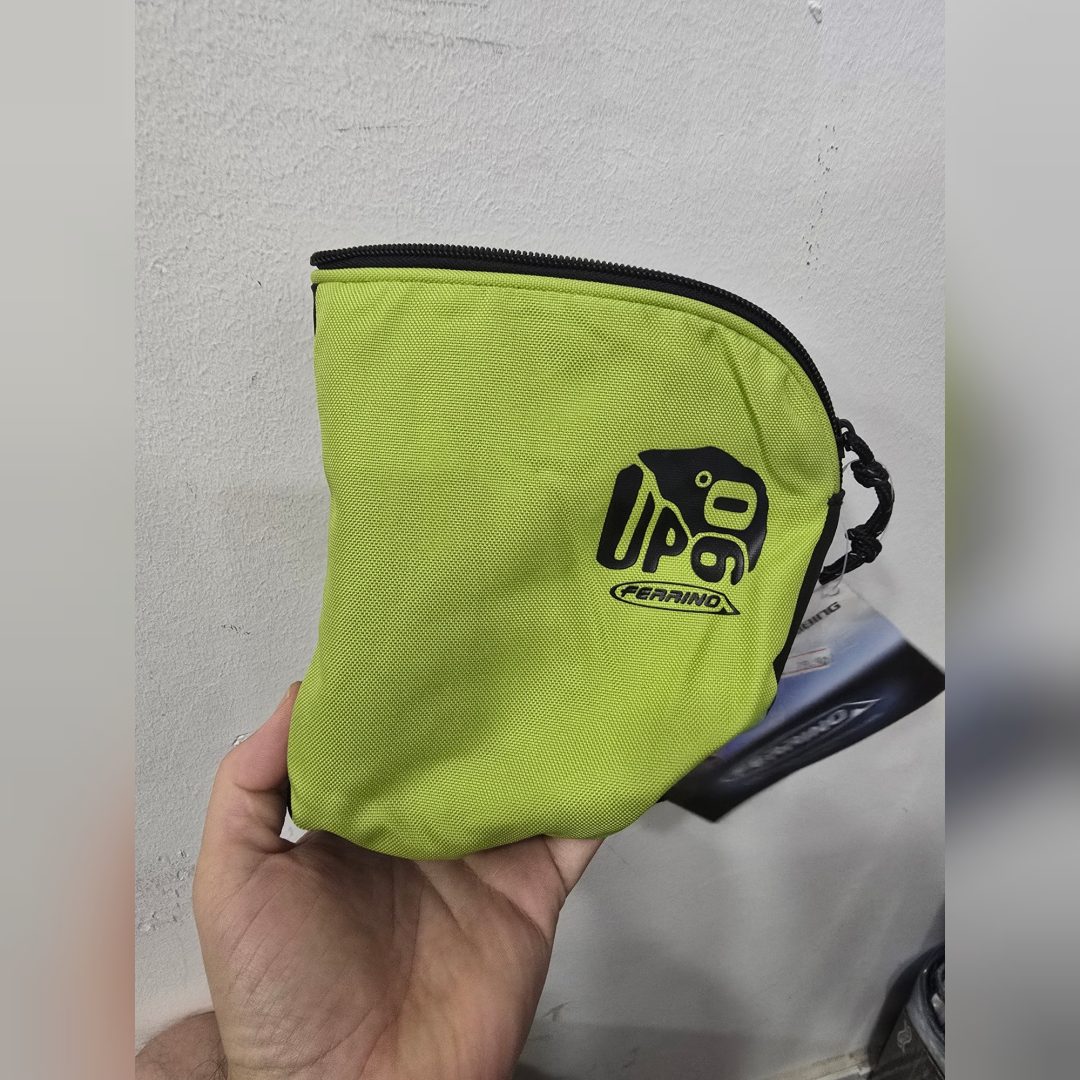 Ferrino Chalk Bag Zip Green Climbing Chalk Bag