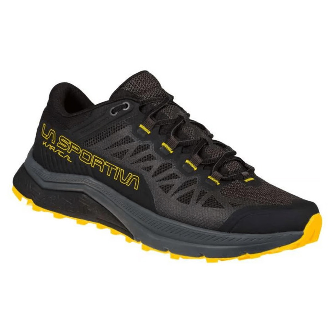 La Sportiva Karacal — беговые кроссовки, чёрно-жёлтые