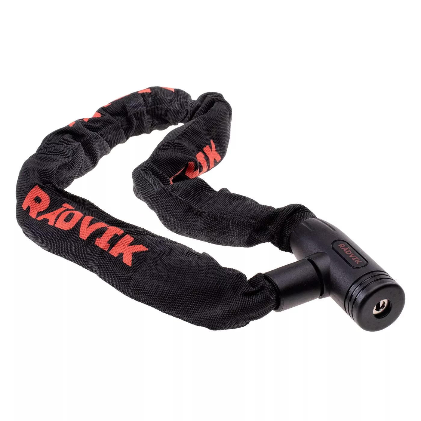 Radvik Elvdal Bike Lock, Black/Orange