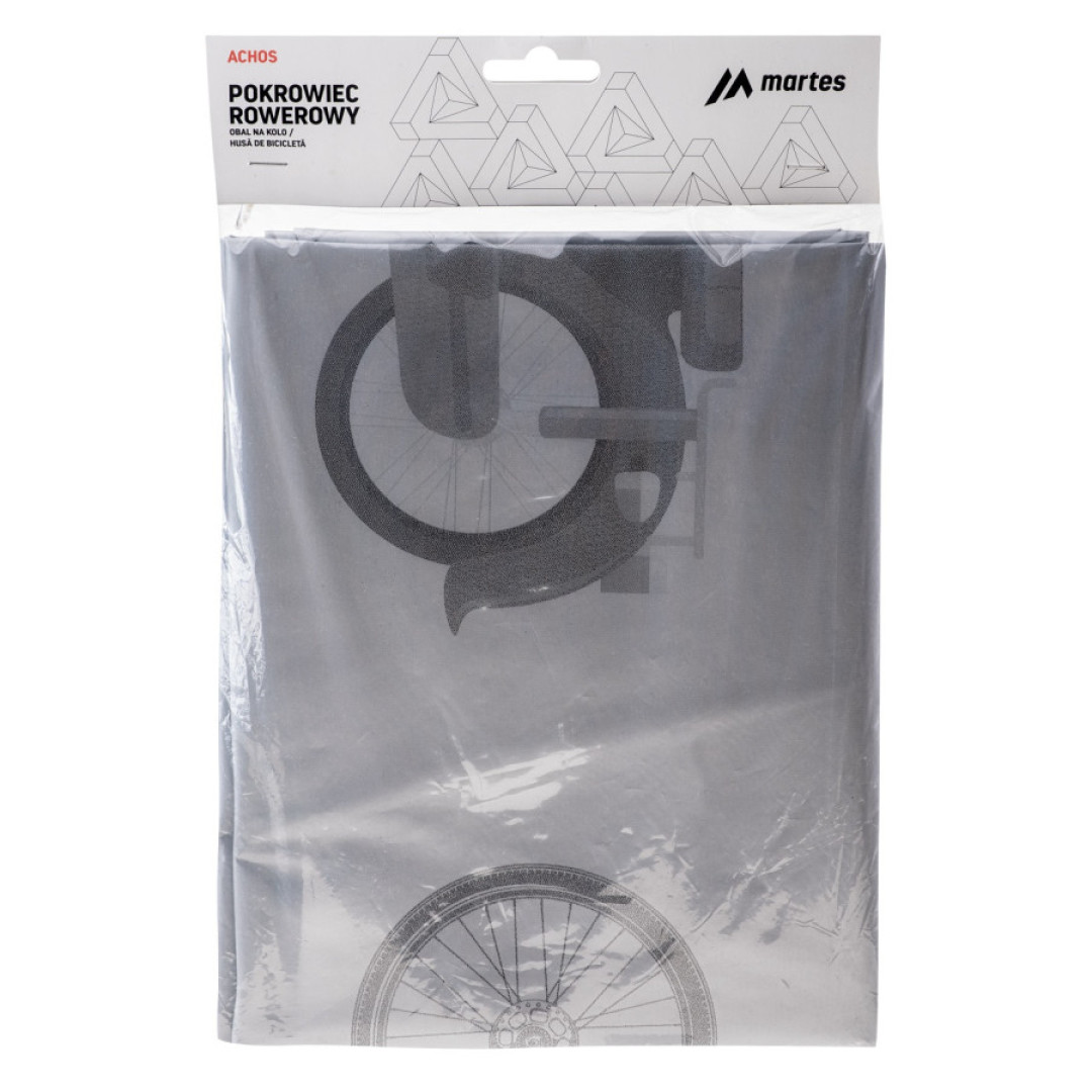 Martes Achos Waterproof Bicycle Cover - Silver/Black