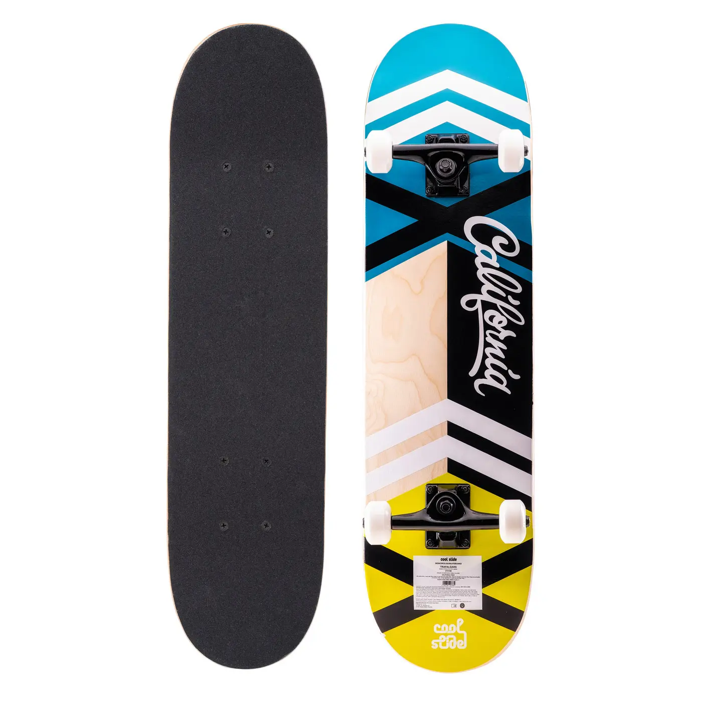 Coolslide Trafalgar California Printed Skateboard