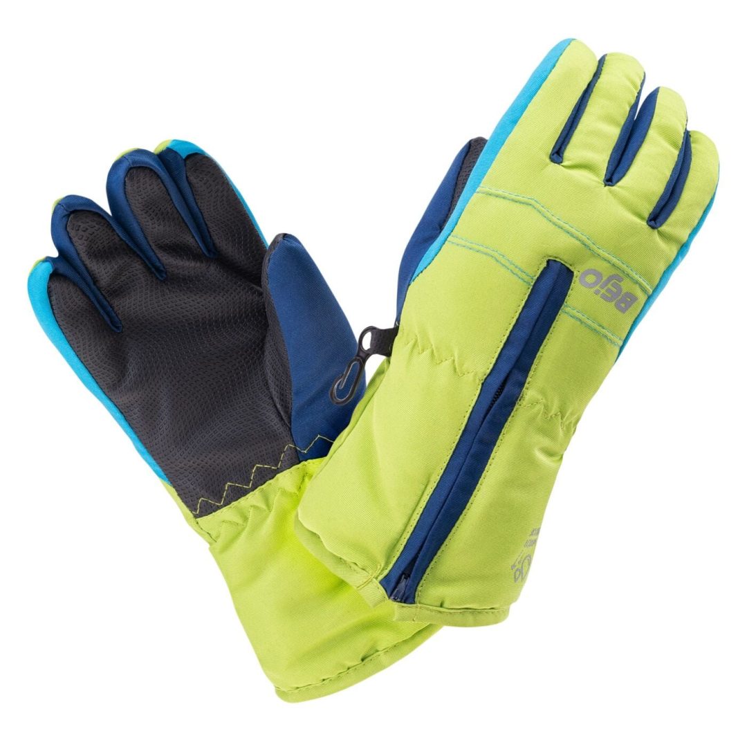 BEJO Osian II KDB Kids' Ski Gloves - Navy/Yellow