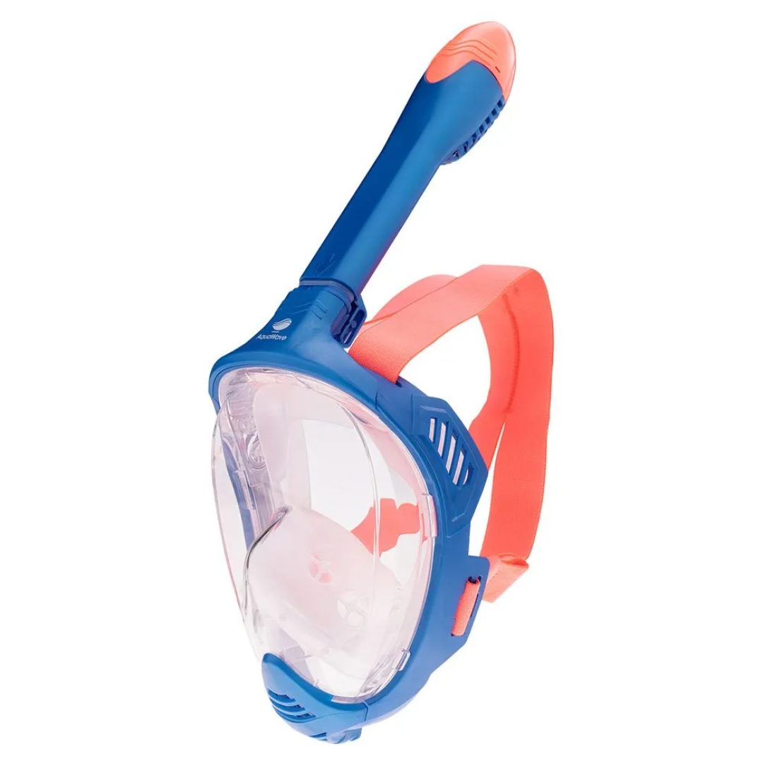 Aquawave Vizero Junior полнолицевая маска для дайвинга — сине-оранжевая