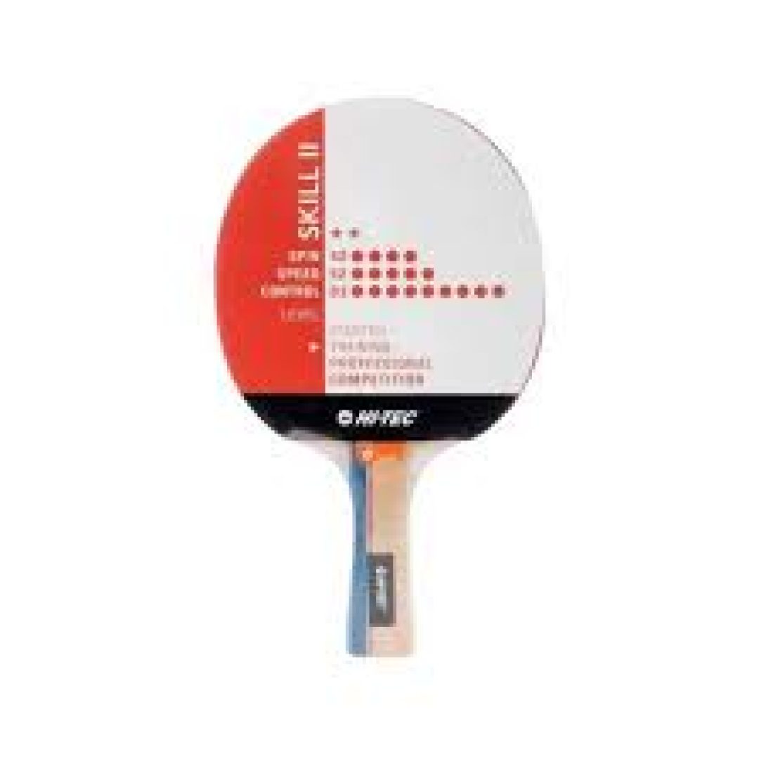 Hitec Resilence II Table Tennis Racket - Red/Black
