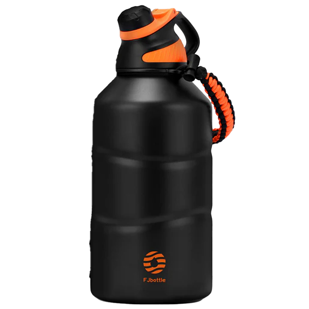 FEIJIAN Fjbottle Sports Water Bottle 1900 ml Black