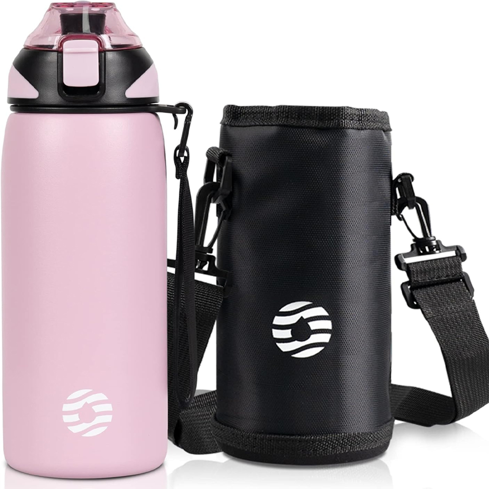 Feijian FJBottle 600 ml Pink Vacuum Flask