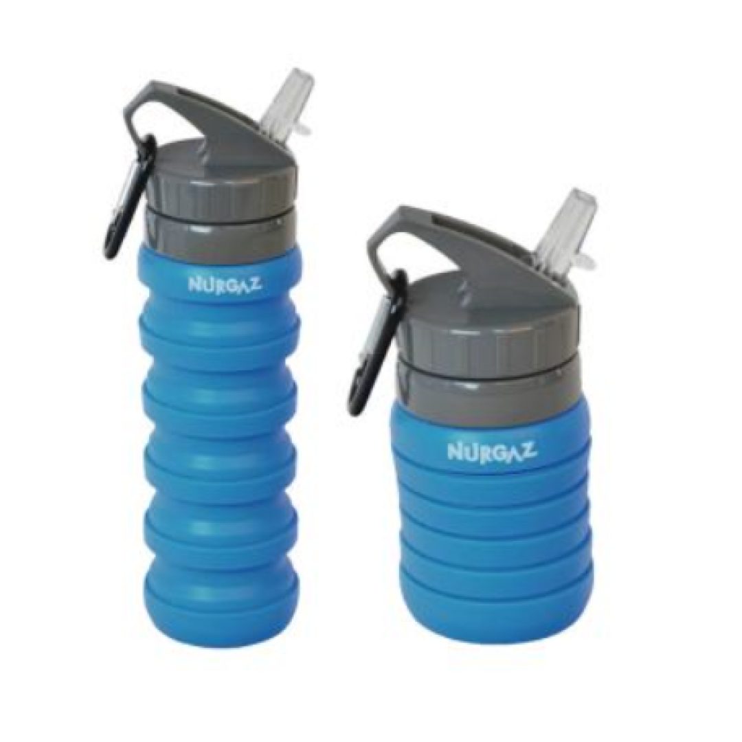 Nurgaz Campout Silikon Katlanabilir Matara - 750 ml