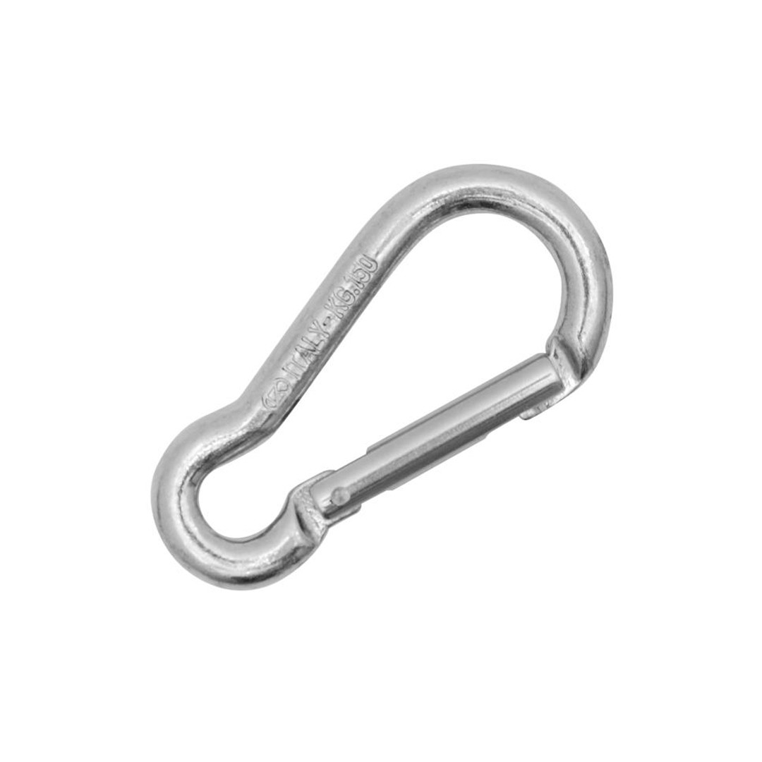 KONG Mini Pear Straight Gate Polished Carabiner Size 5