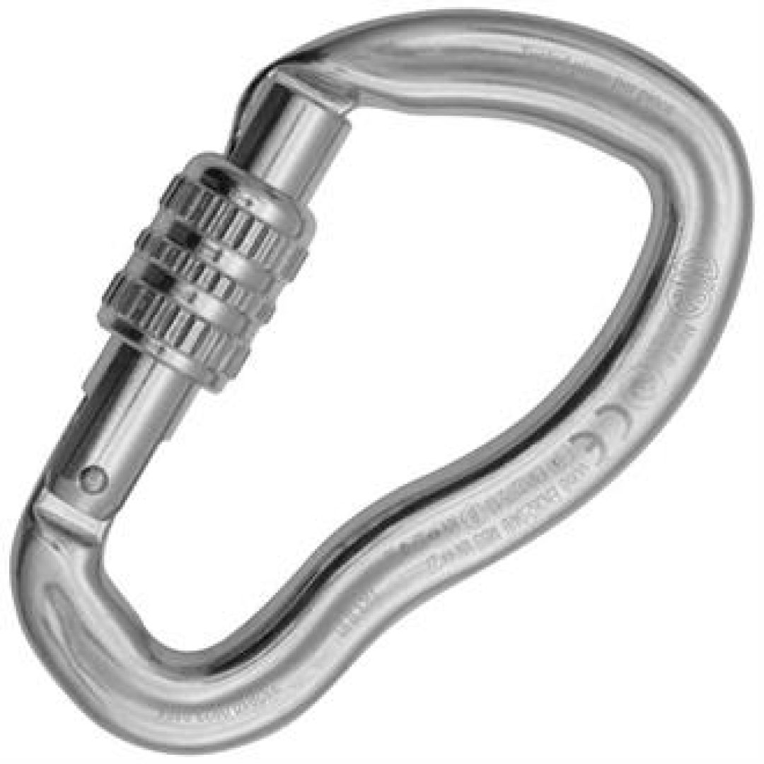 KONG Ergo Screw Sleeve Vidalı Kilitli Alüminyum Karabina - Parlak