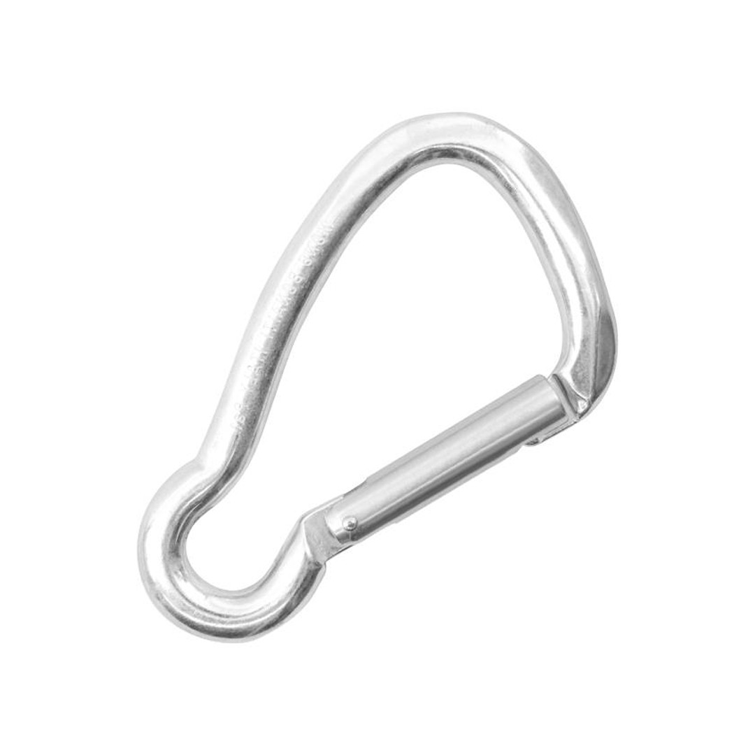 KONG Harness Carabiner – Polished Aluminum, Sz.5