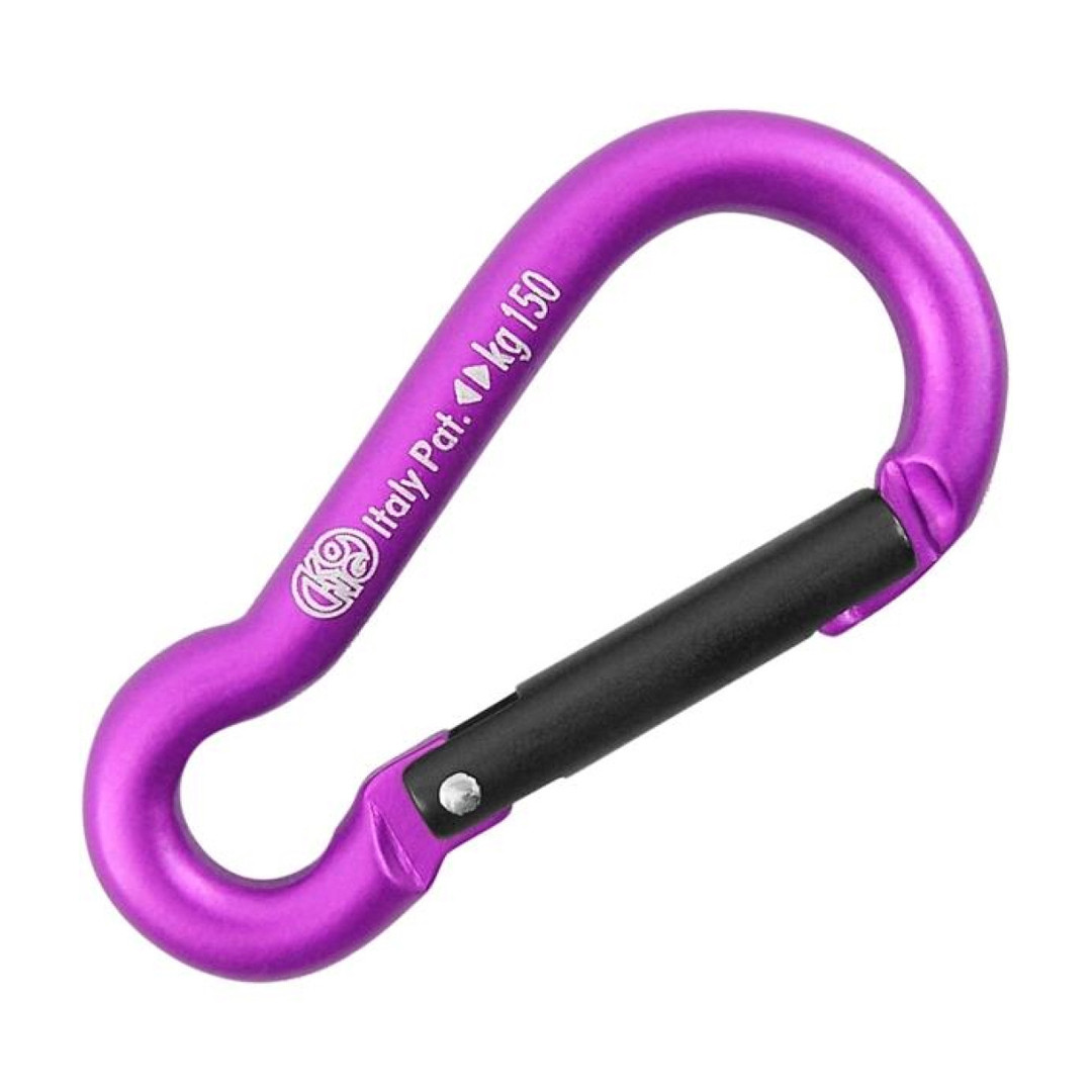 KONG Mini Pear Carabiner SZ.5 - Purple/Black (Aluminium)