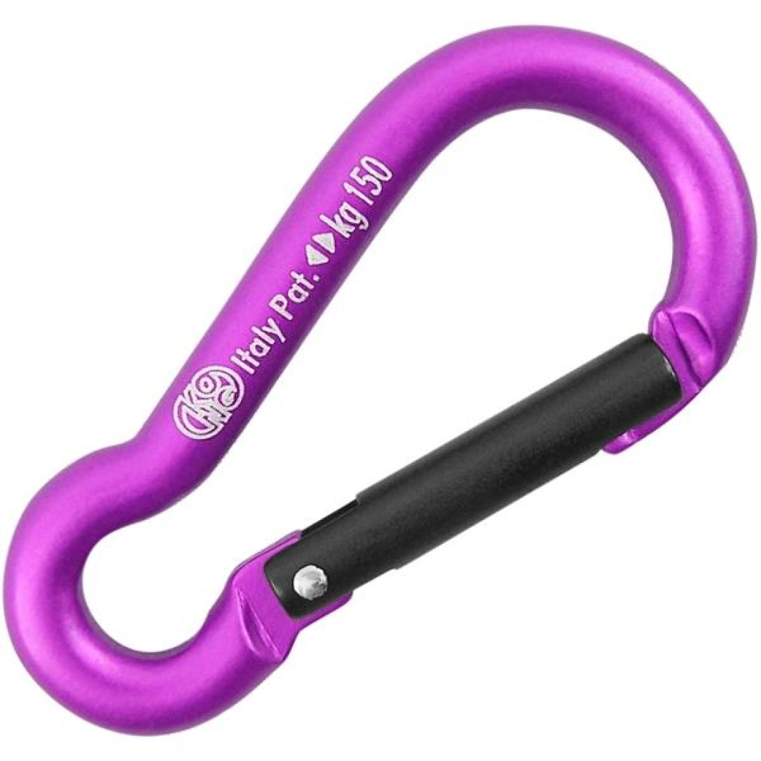 KONG Mini Pear карабин SZ.6 — фиолетовый/чёрный (алюминий)