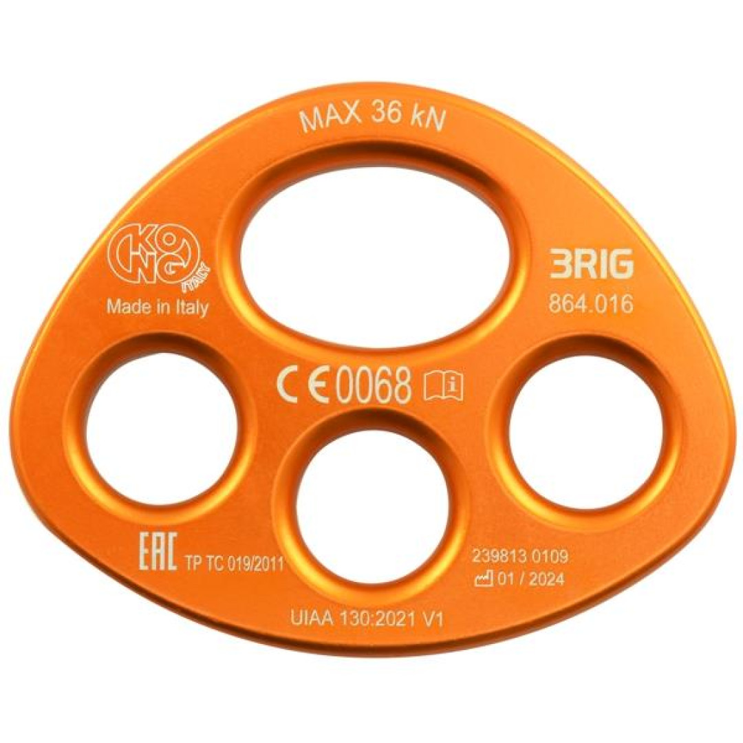 KONG 3Rig Orange Anchor Plate