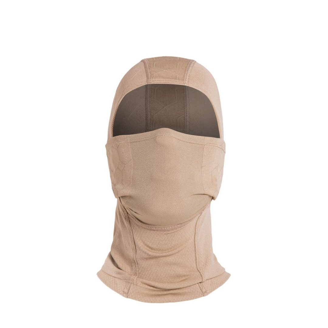 Oil Company Termal Seamless Balaclava Snow Mask, Sand