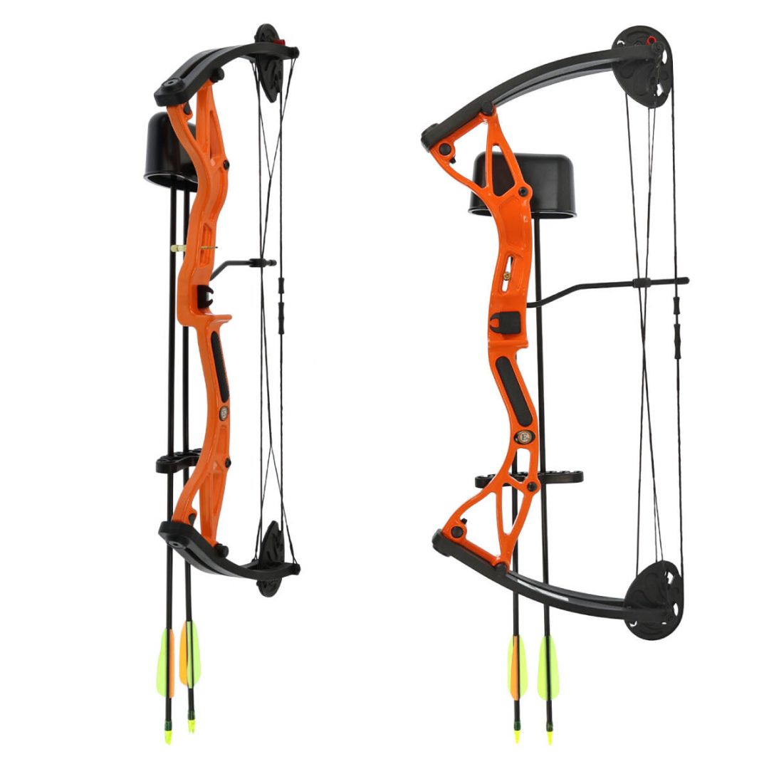 EK Archery Buster Youth Compound Bow, 15–29 lb, 17–26 in, Orange