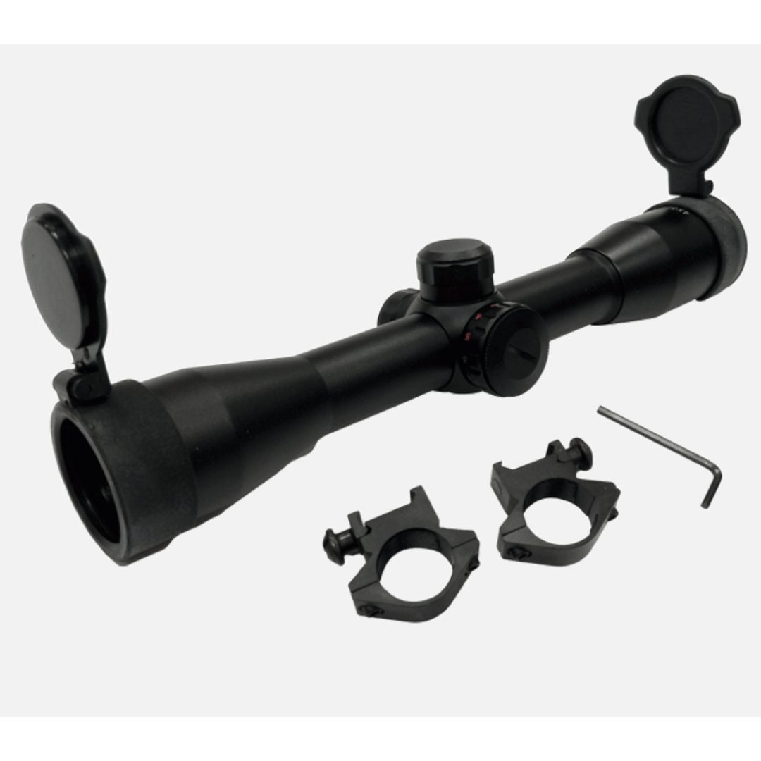 EK Archery 7222432008 4x32 Lighted Scope, Green & Red