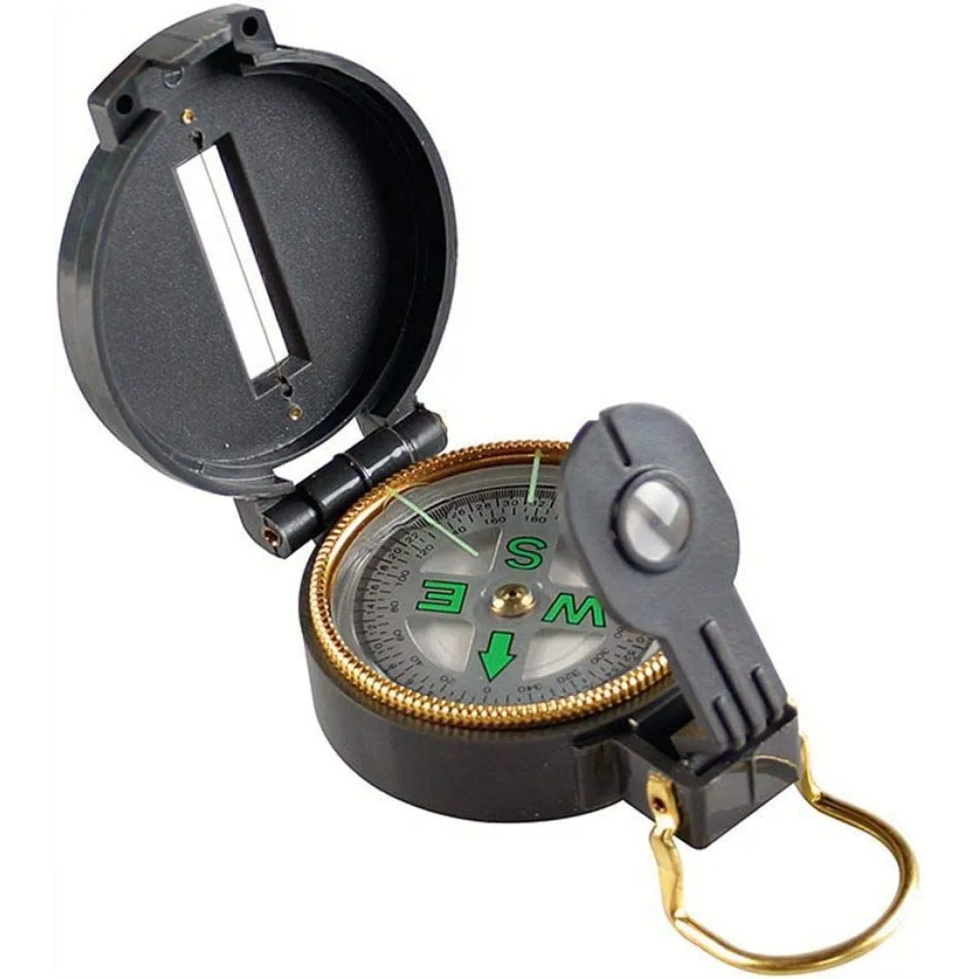 Plastic-Covered Ring Camping Compass 8053675028192