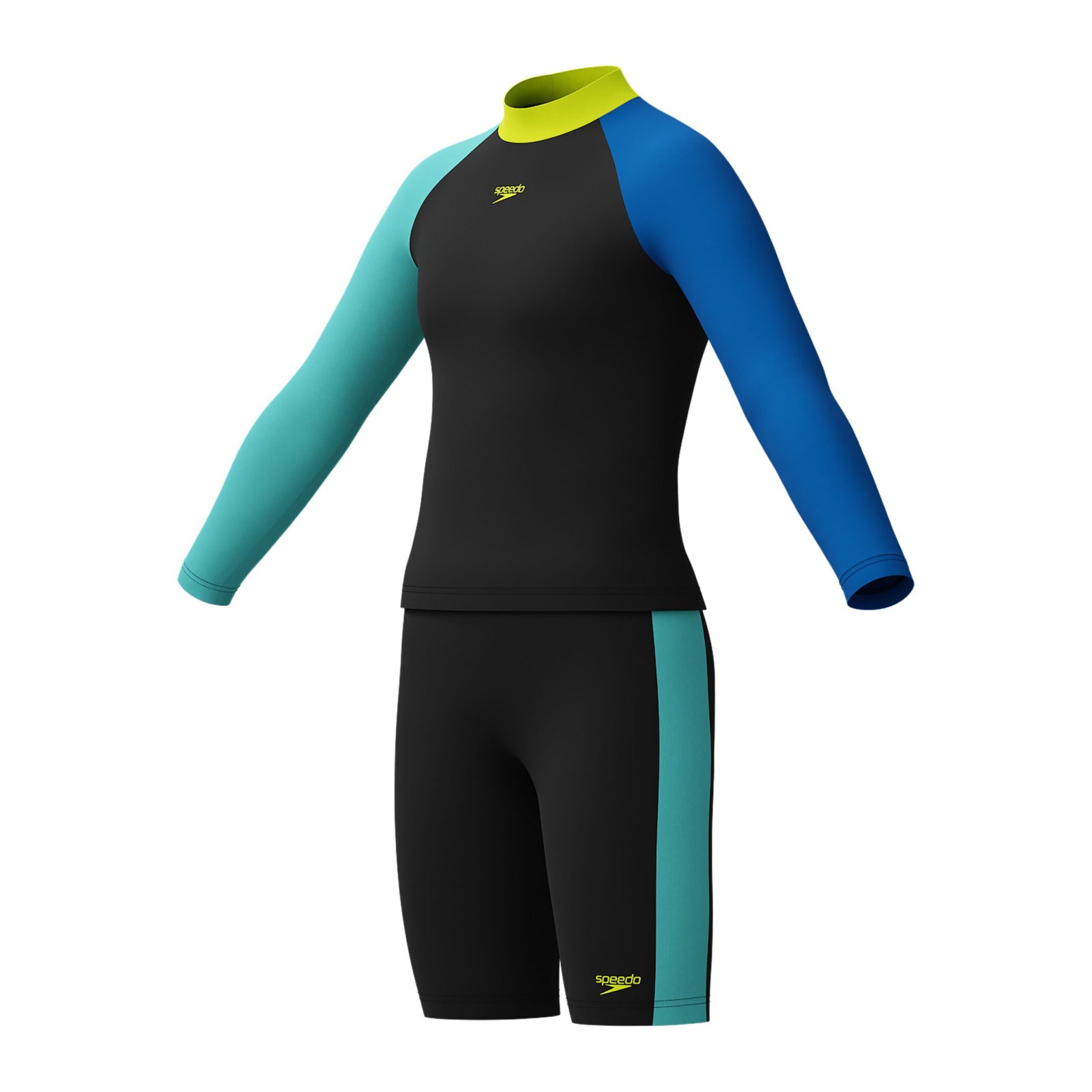 Speedo Clrblck RSH Top Set JM Black Güneş Koruyucu Set