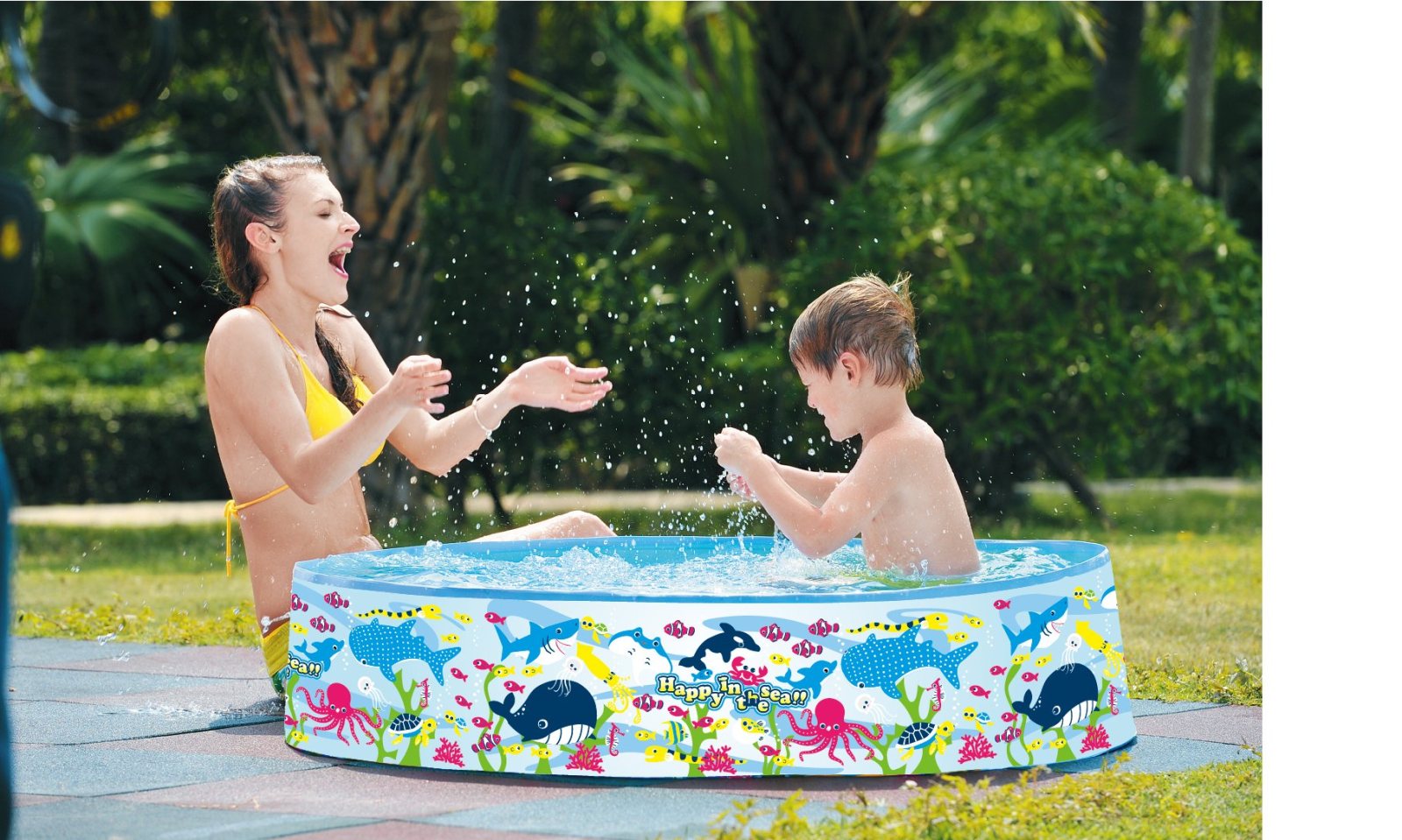Jilong 57140 Foldable Rigid Wall Pool