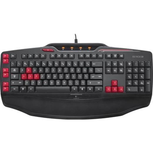 Logitech G103 USB Gaming Keyboard, Turkish Q Layout, 920-005205