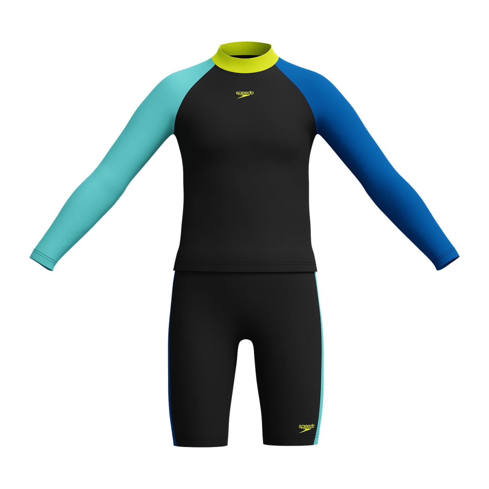 Speedo Clrblck RSH Top MMR Set JM Black Güneş Koruyucu Set