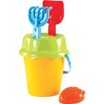 Fentoys 1421 Medium Beach Bucket and Spade Set, Plain