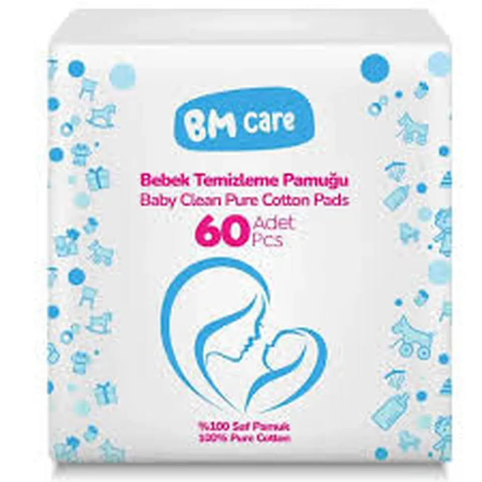 BM Care Ватные диски для ухода за малышом, 60 шт.