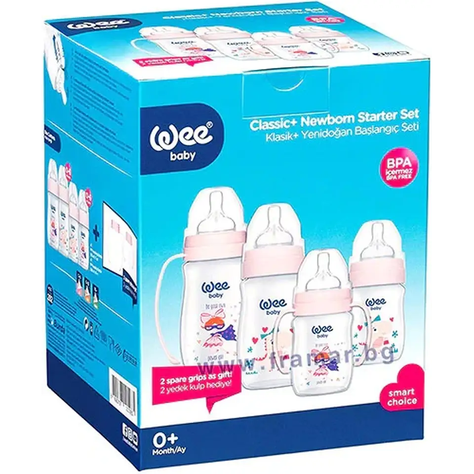 Wee Baby Newborn Starter Bottle Set