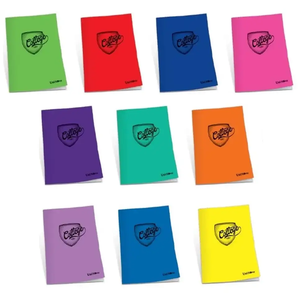 College A4 100-Sheet Lined School Notebook