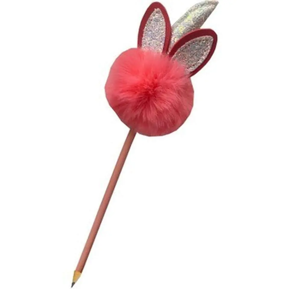 Unicorn Plush Pom-Pom Pencil