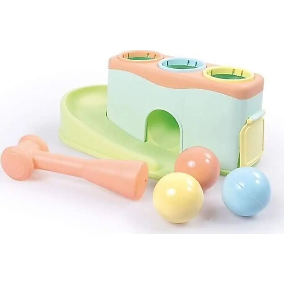 Dolu 5195 Vur Yuvarla Çekiçli Top Oyuncağı