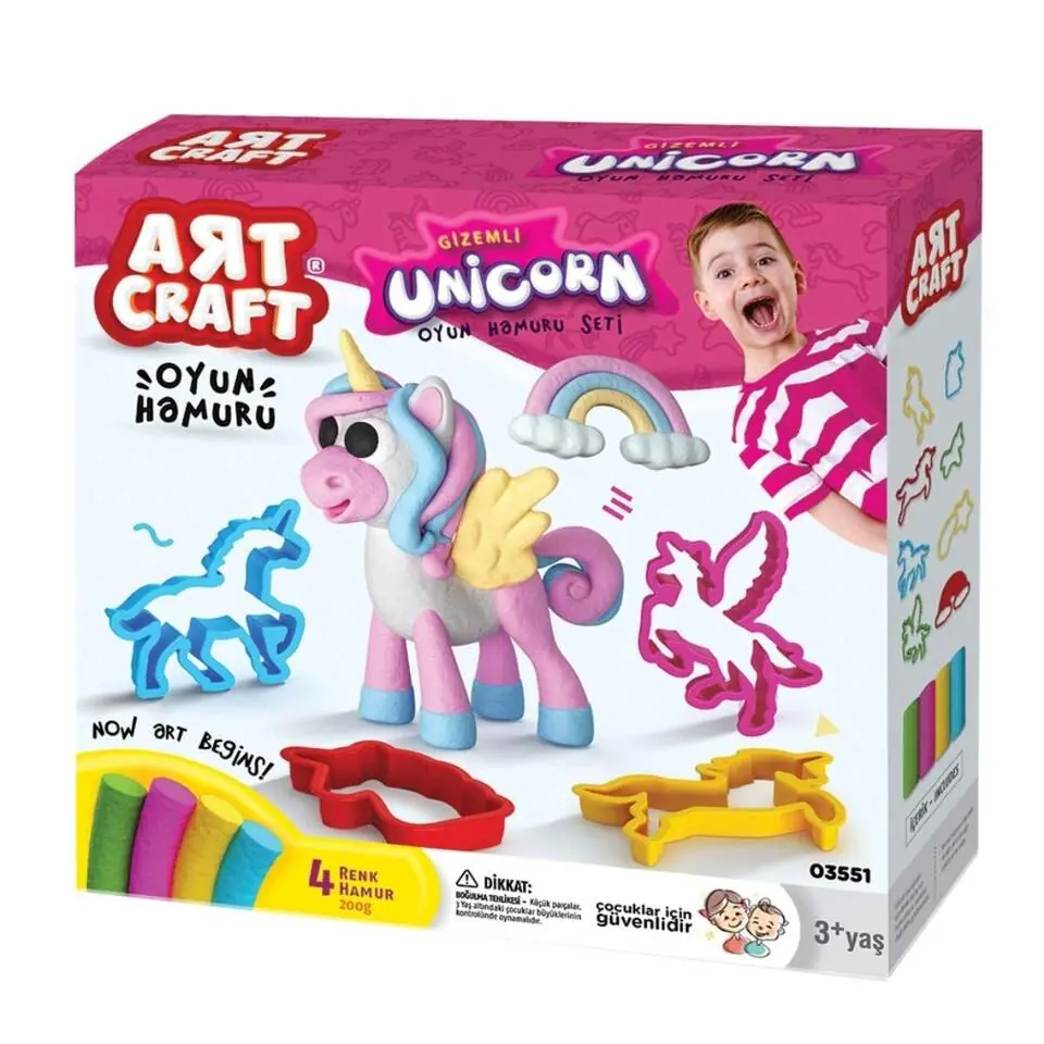 Набор пластилина Unicorn, 200 г