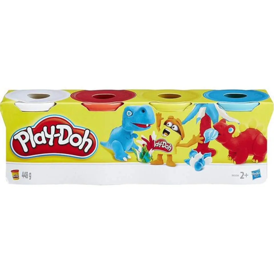 Play-Doh: пластилин, 4 цвета, 448 г