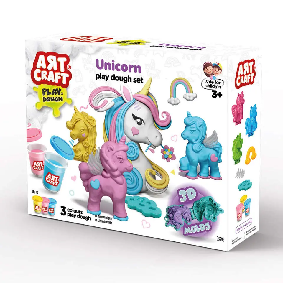 Dede Art Craft Unicorn — набор пластилина, 168 г