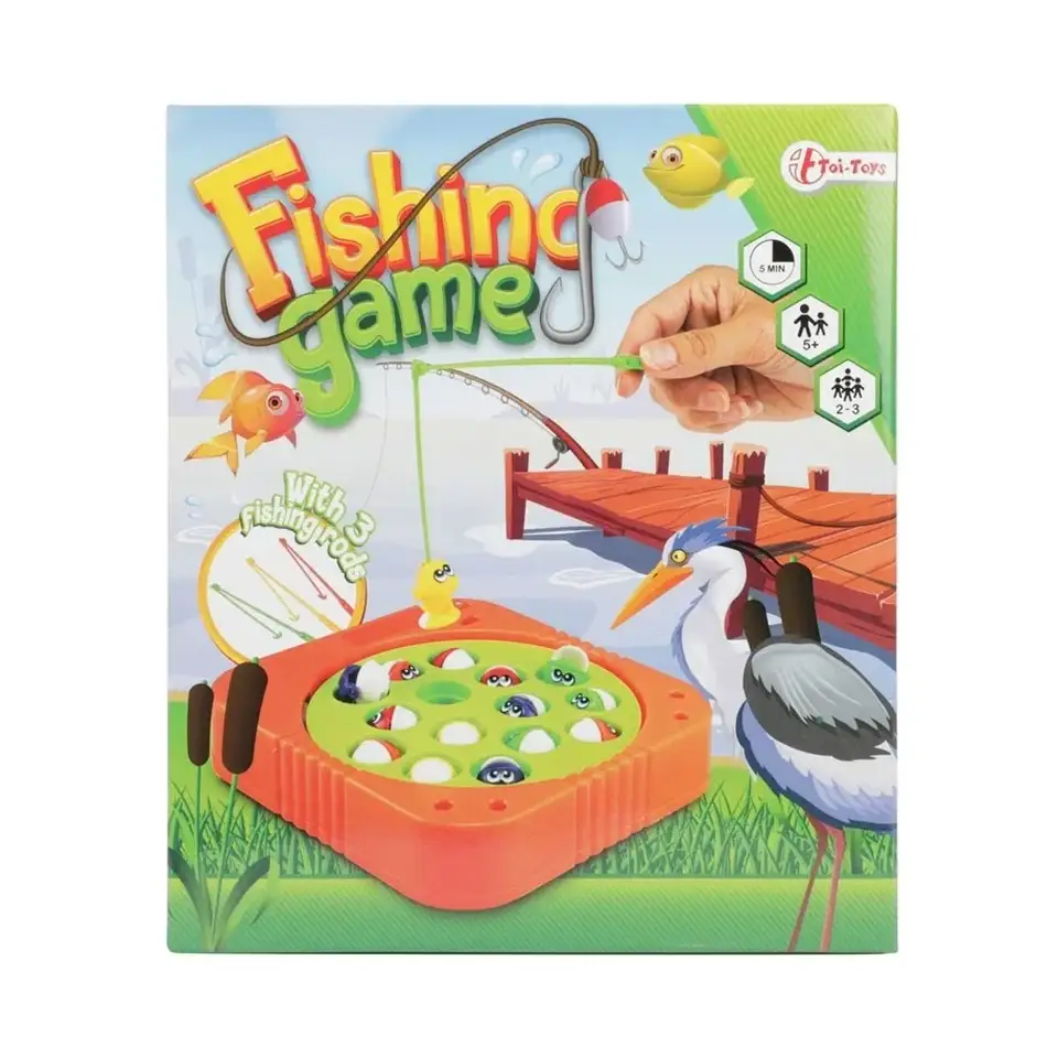 Toi-Toys Fishing Games Elektronik Balık Tutma Oyunu 16 cm 3 Oyunculu