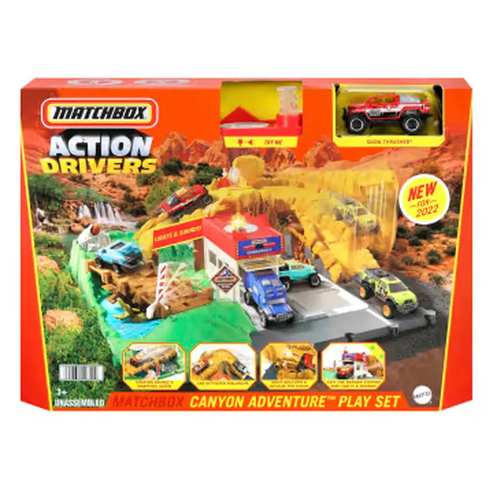 Matchbox Action Drivers Canyon Adventure Oyuncak Araç Oyun Seti