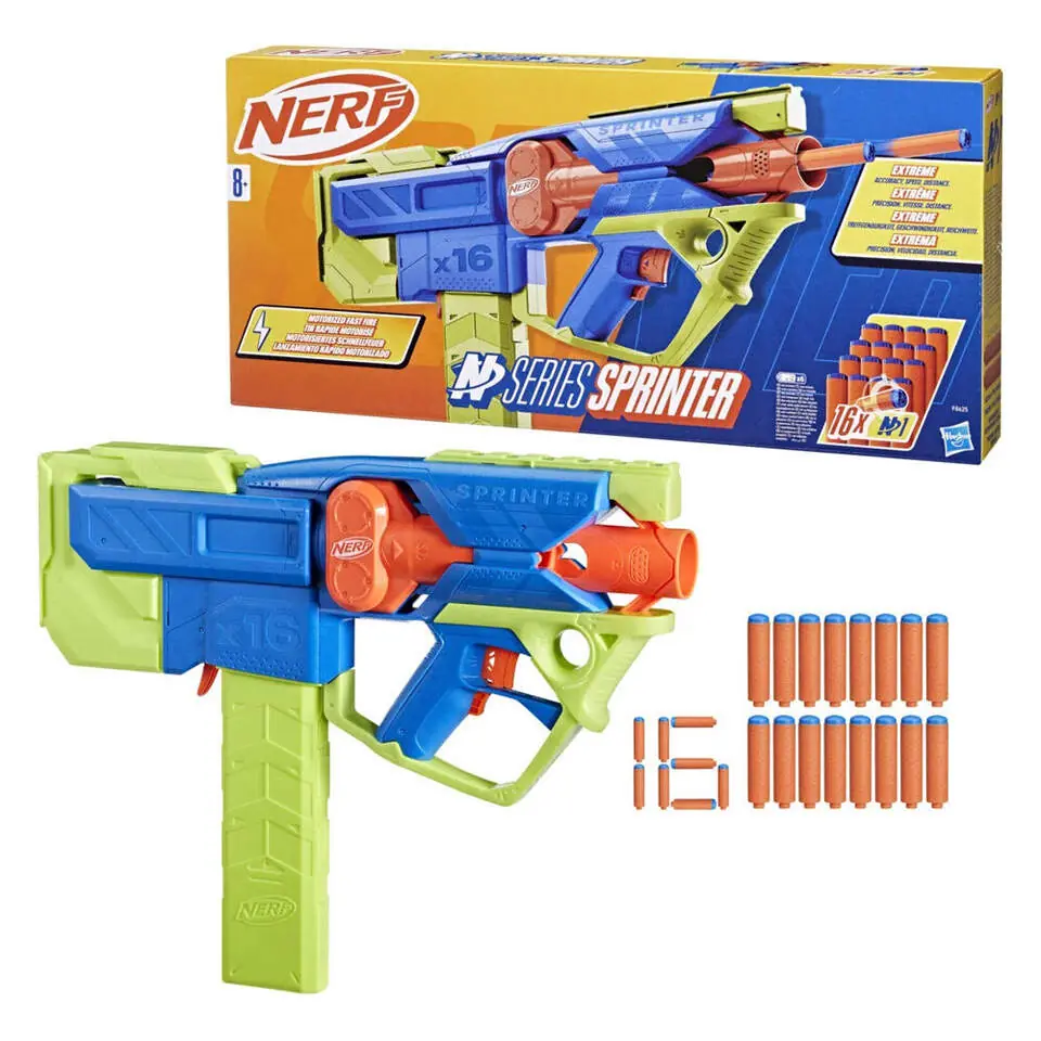 Nerf N-Serisi Sprinter dart tabancası ve 15 dart