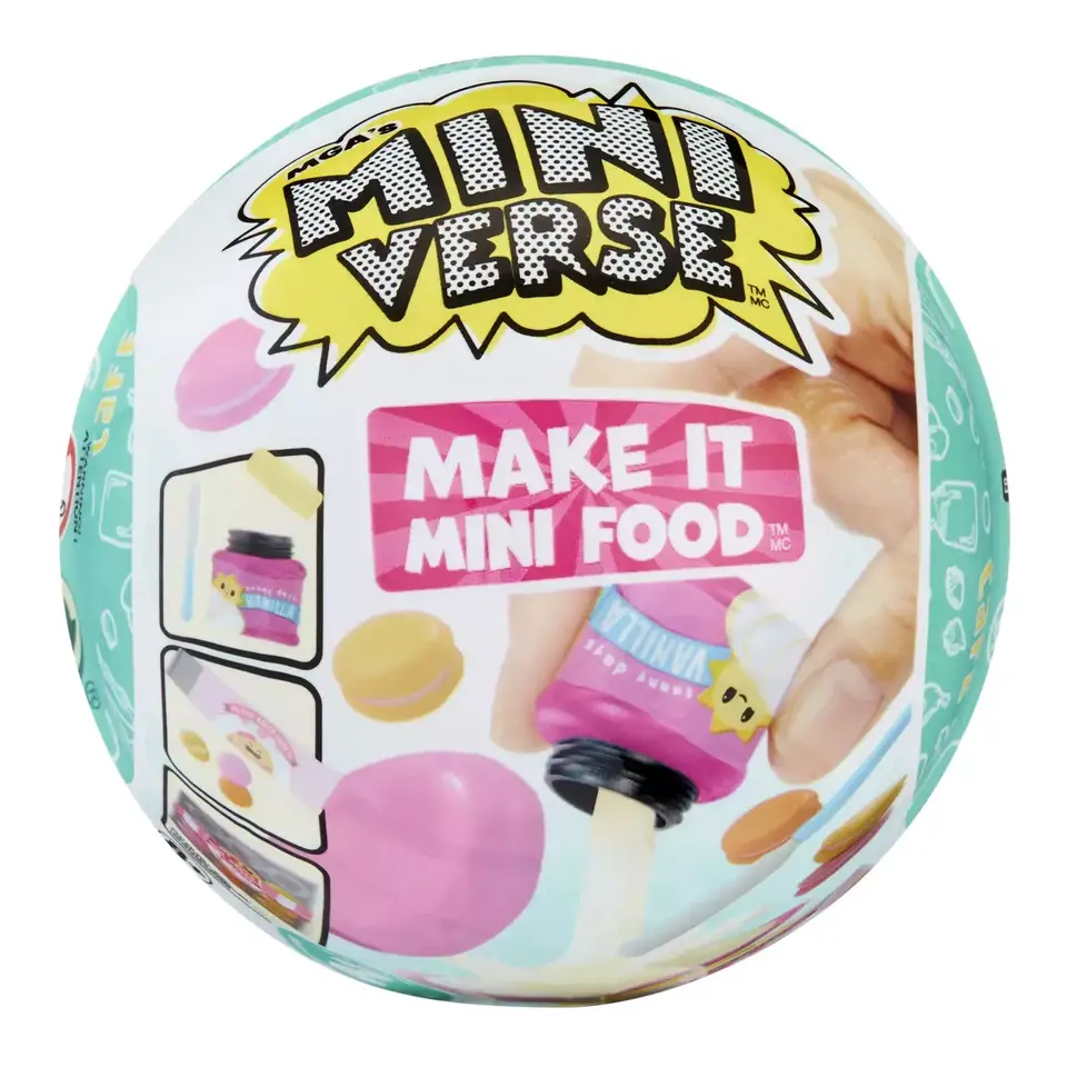 ZURU Mini Brands Make It Mini Food — мини-игрушка с напитками, 12 дизайнов