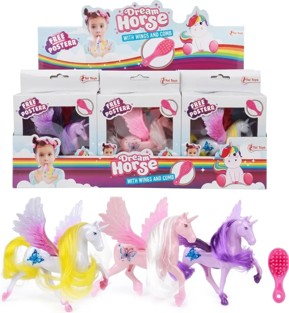 Toi-Toys 51511A-Dream Horse Unicorn Toy Figure