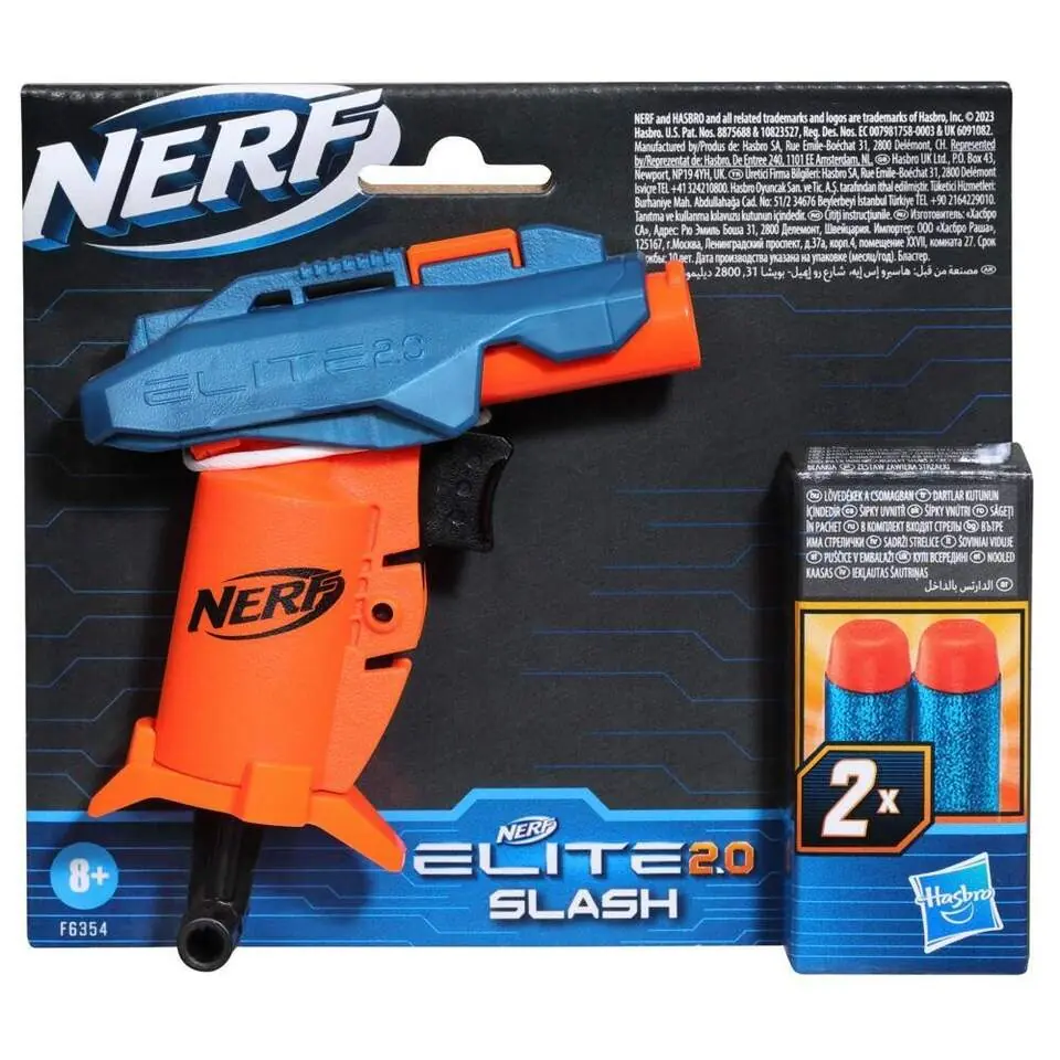 Nerf Elite 2.0 Slash Oyuncak Dart Tabancası, 2 Dartlı
